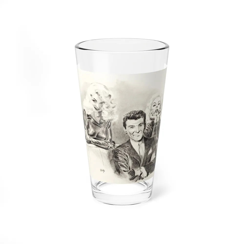 Concept art for Danger Plus Two by Doug Wildey, 1960 04 - Pint Glass 16oz-16oz-Go Mug Yourself