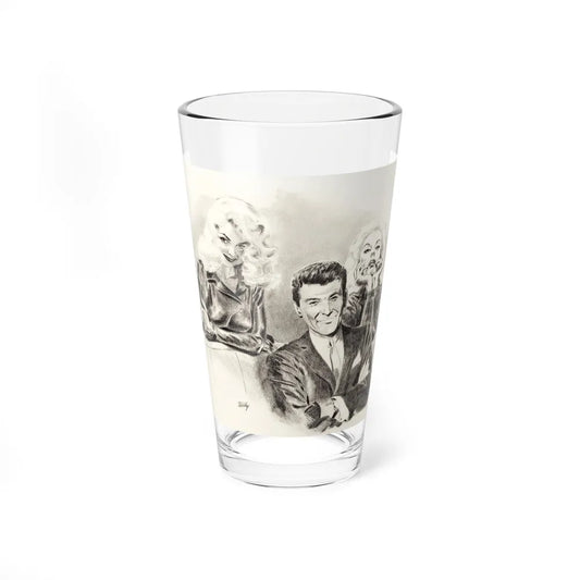 Concept art for Danger Plus Two by Doug Wildey, 1960 04 - Pint Glass 16oz-16oz-Go Mug Yourself