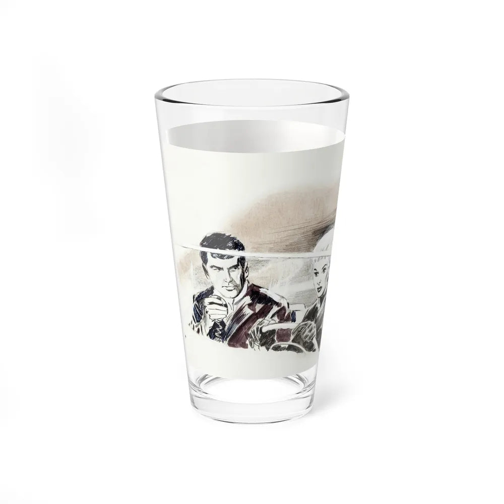 Concept art for Danger Plus Two by Doug Wildey, 1960 05 - Pint Glass 16oz-Go Mug Yourself