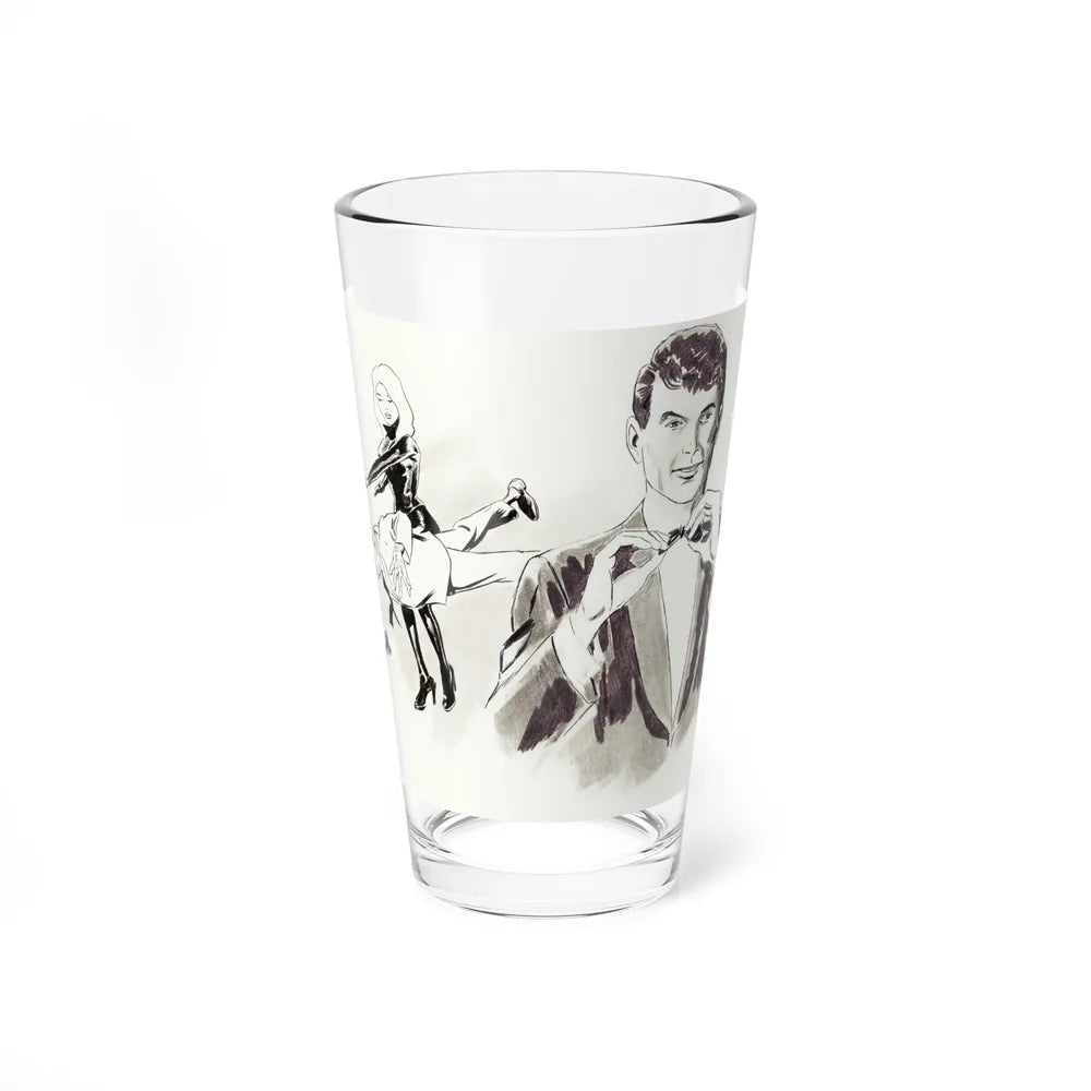 Concept art for Danger Plus Two by Doug Wildey, 1960 06 - Pint Glass 16oz-16oz-Go Mug Yourself