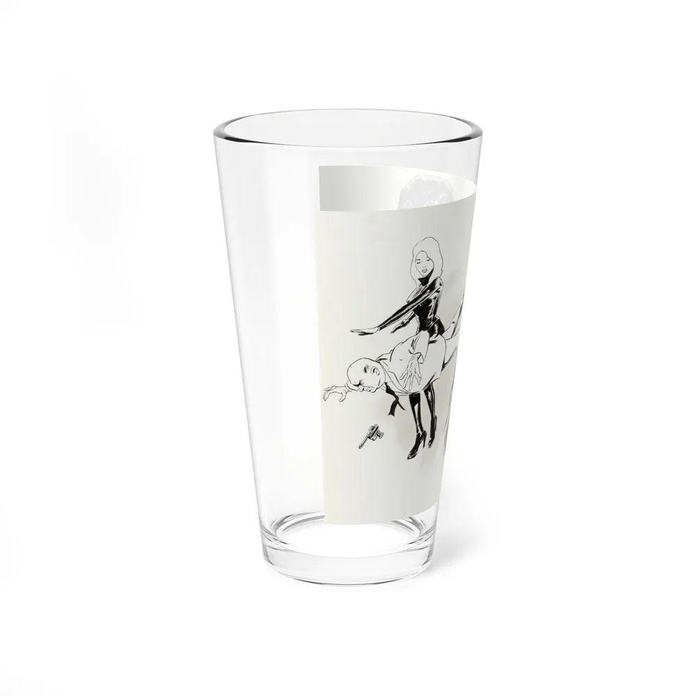 Concept art for Danger Plus Two by Doug Wildey, 1960 06 - Pint Glass 16oz-Go Mug Yourself