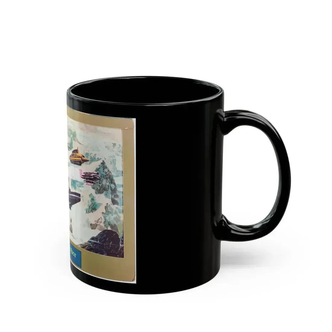 Concept art for the Great Undersea Race (1) - Black Coffee Mug - Go Mug Yourself