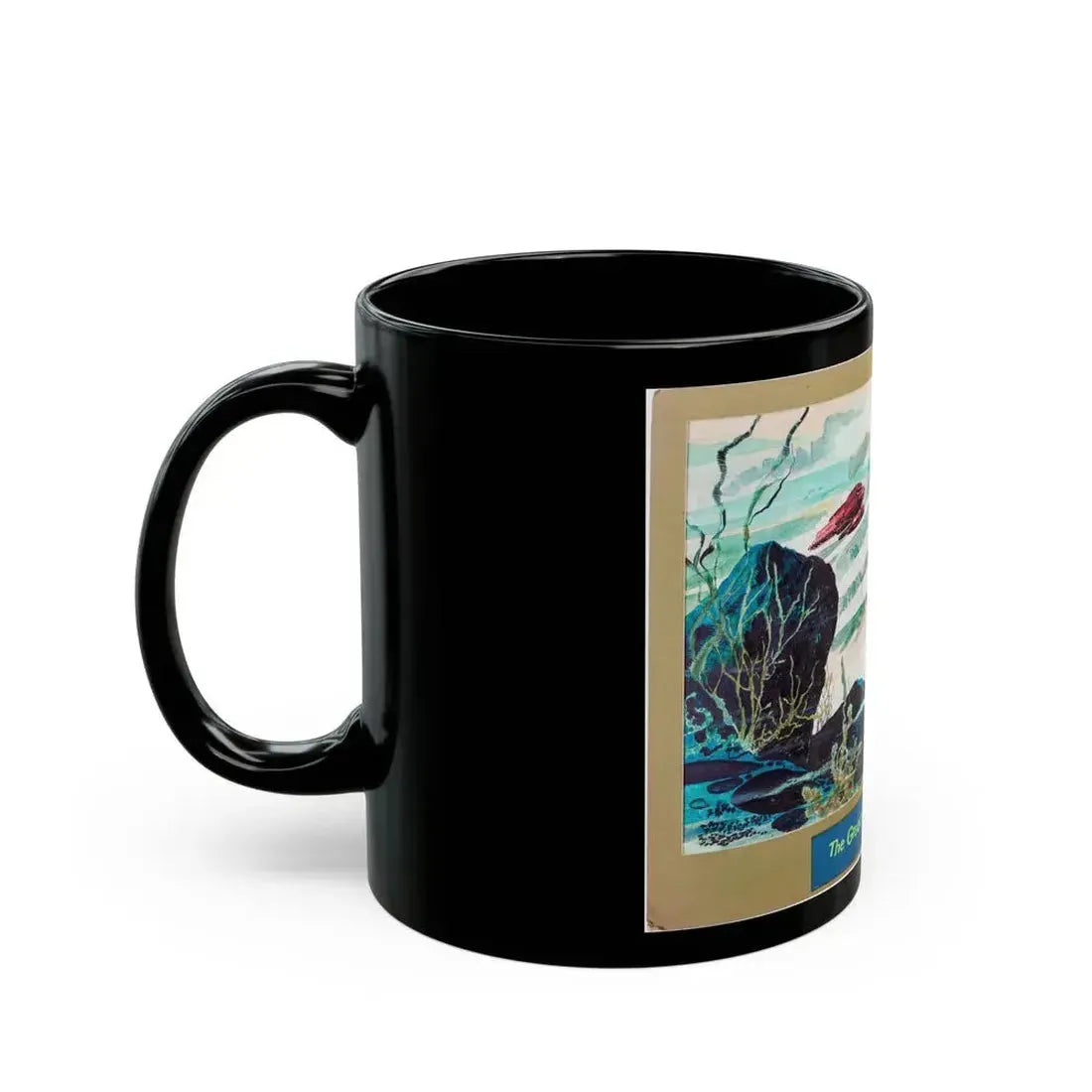 Concept art for the Great Undersea Race (1) - Black Coffee Mug - Go Mug Yourself