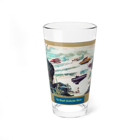 Concept art for the Great Undersea Race (1) - Pint Glass 16oz-16oz-Go Mug Yourself