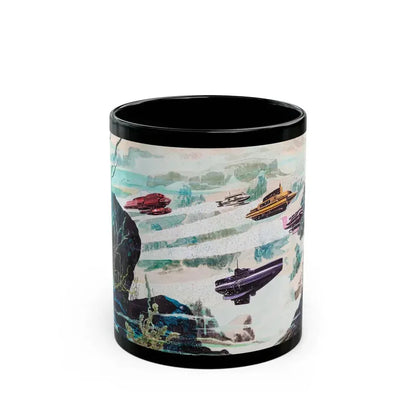 Concept art for the Great Undersea Race (2) - Black Coffee Mug 11oz - Go Mug Yourself