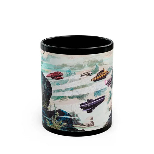Concept art for the Great Undersea Race (2) - Black Coffee Mug 11oz - Go Mug Yourself