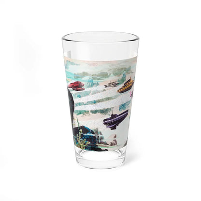 Concept art for the Great Undersea Race (2) - Pint Glass 16oz-16oz-Go Mug Yourself