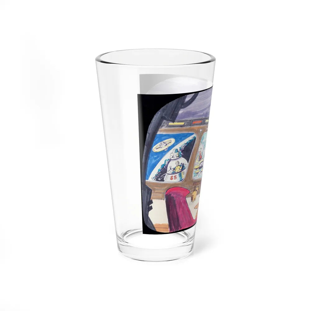 Concept art for the Great Undersea Race (3) - Pint Glass 16oz-Go Mug Yourself