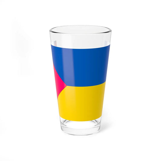 Conceptual Flag of Raspberry Ukraine (Ukraine) Pint Glass 16oz 16oz - Go Mug Yourself