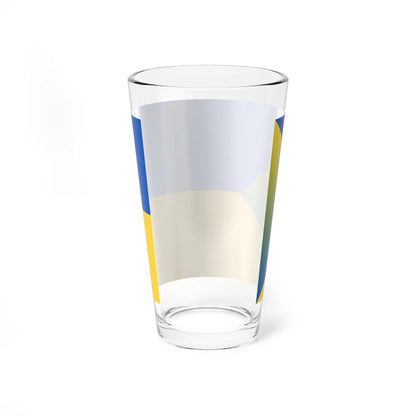 Conceptual flag of Yellow Ukraine (Ukraine) Pint Glass 16oz - Go Mug Yourself