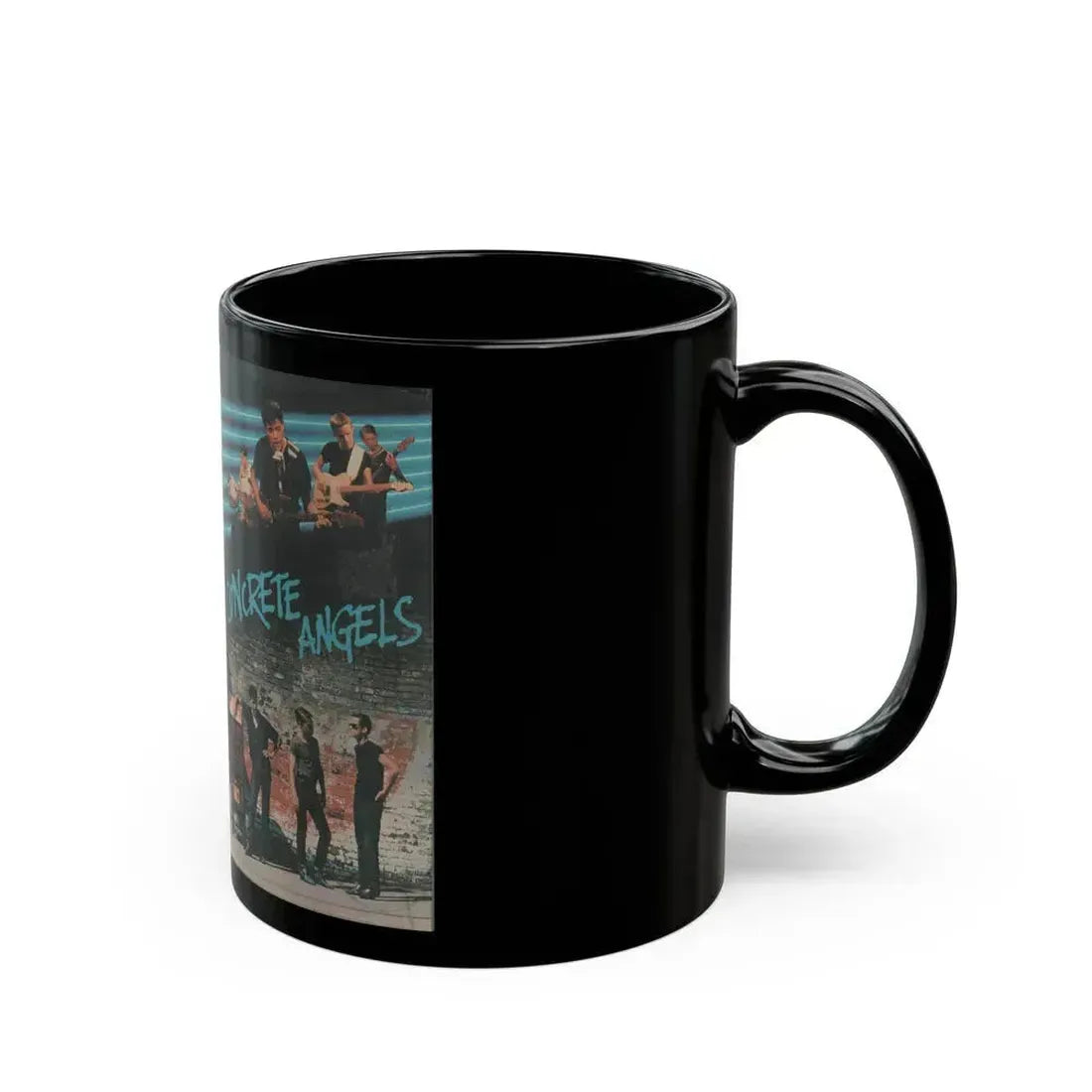CONCRETE ANGELS (VHS COVER) - Black Coffee Mug - Go Mug Yourself