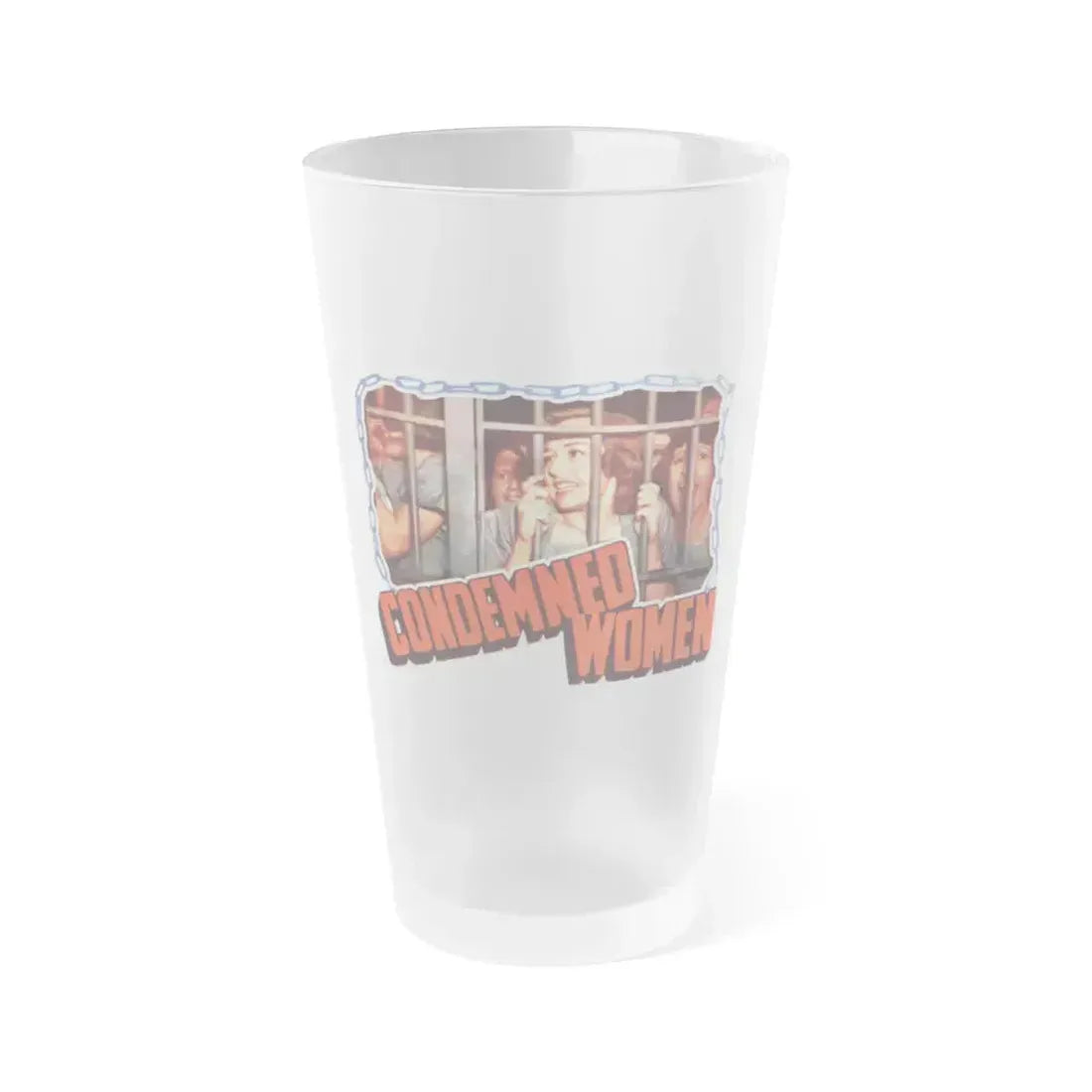 CONDEMNED WOMEN 1938 Movie Poster - Frosted Pint Glass 16oz 16oz Frosted - Go Mug Yourself