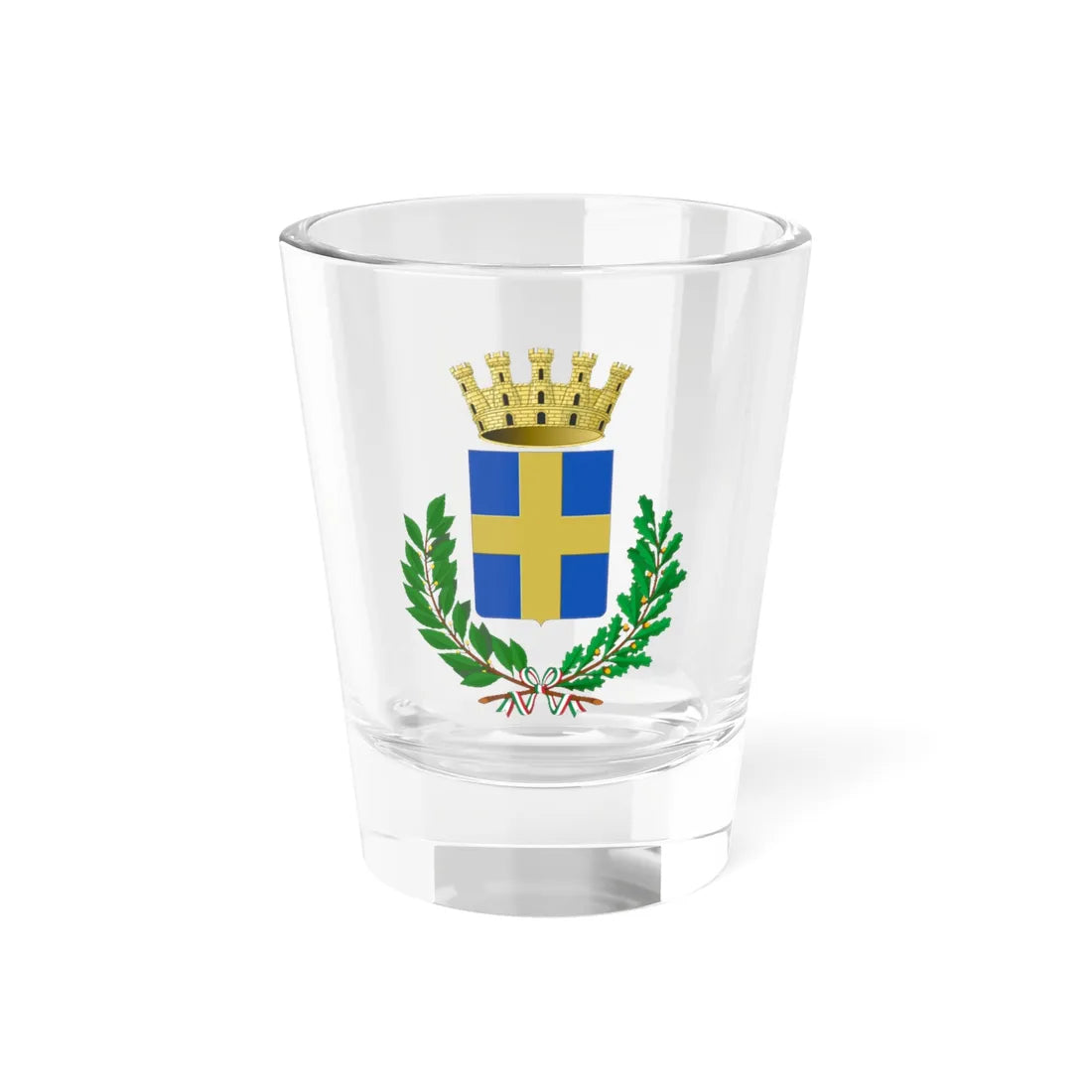 Conegliano TV-Stemma (Italy) (Coat of Arms) Shot Glass 1.5oz 1.5oz - Go Mug Yourself