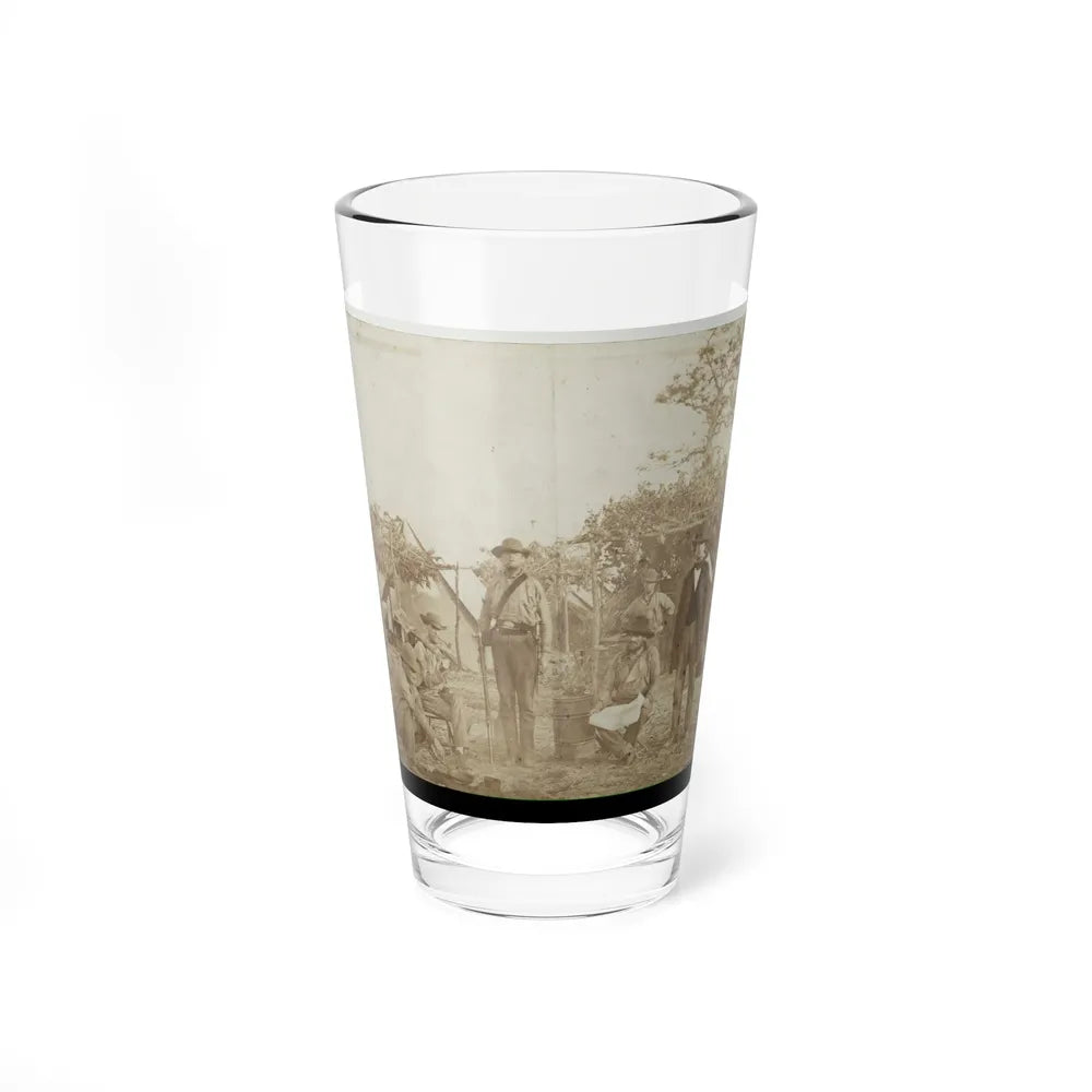 Confederate Camp, Warrington Navy Yard, Pensacola, Florida (U.S. Civil War) Pint Glass 16oz-16oz-Go Mug Yourself