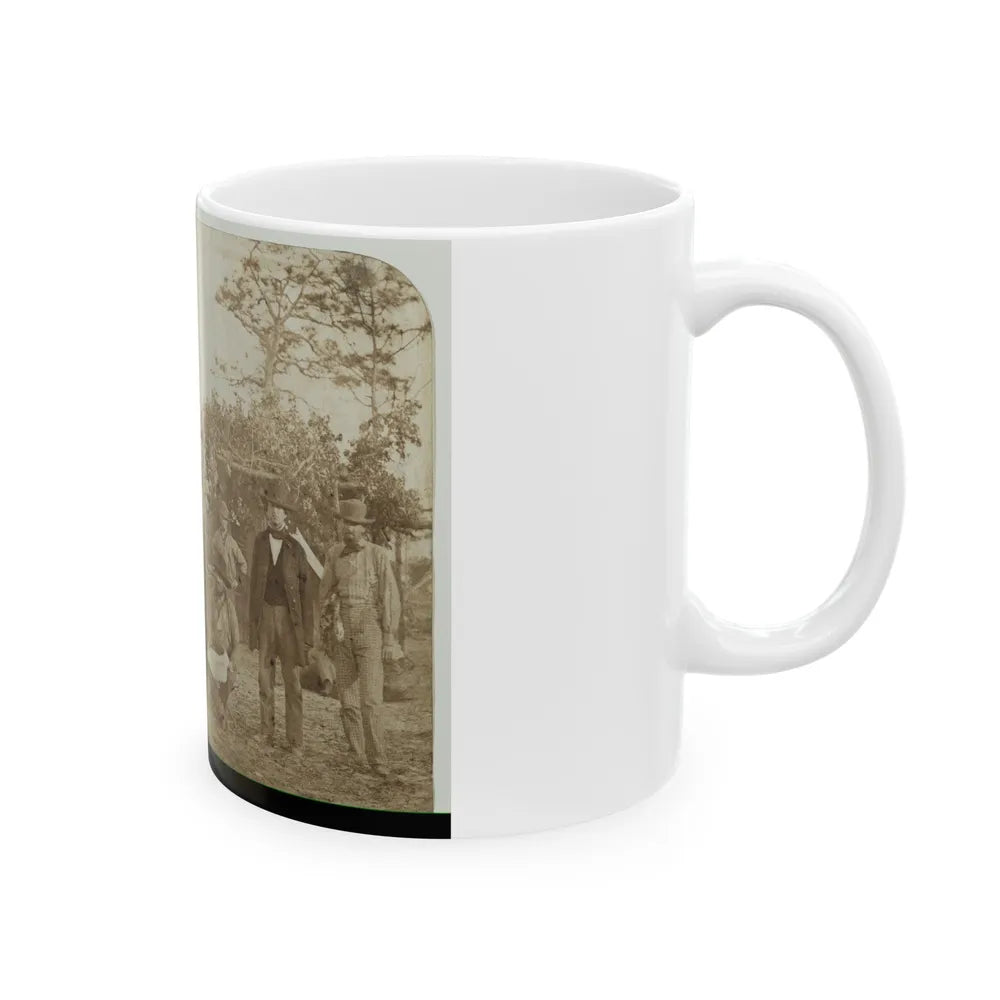 Confederate Camp, Warrington Navy Yard, Pensacola, Florida (U.S. Civil War) White Coffee Mug-Go Mug Yourself