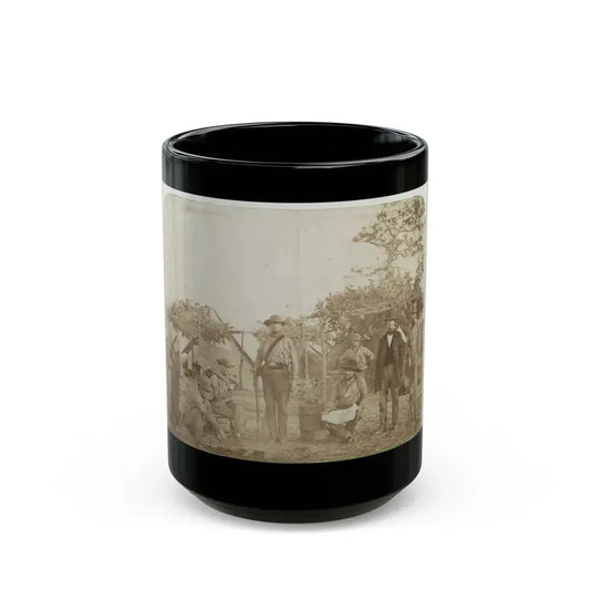 Confederate Camp, Warrington Navy Yard, Pensacola, Florida (U.S. Civil War) Black Coffee Mug 15oz - Go Mug Yourself