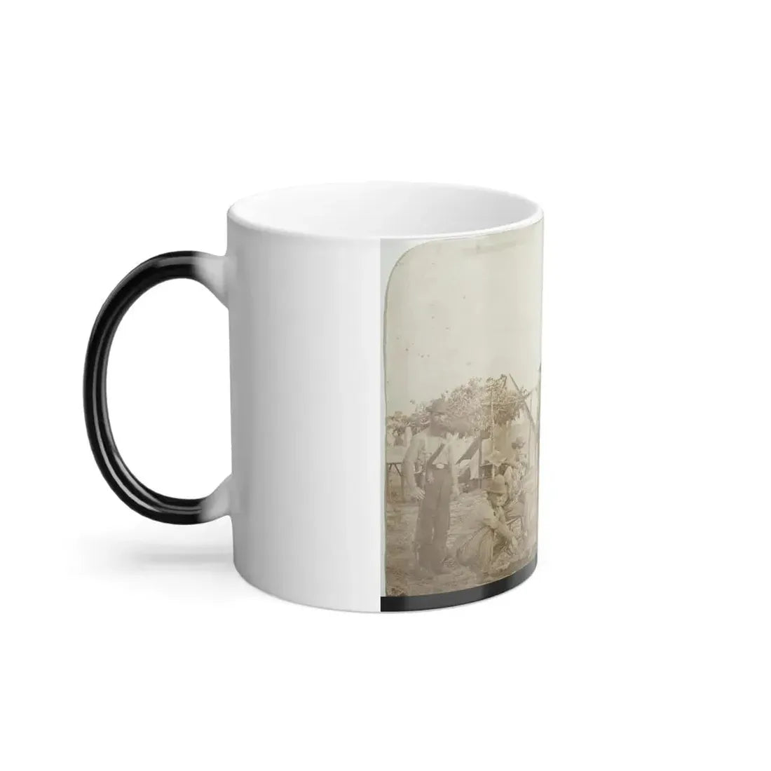 Confederate Camp, Warrington Navy Yard, Pensacola, Florida (U.S. Civil War) Color Changing Coffee Mug 11oz - Go Mug Yourself