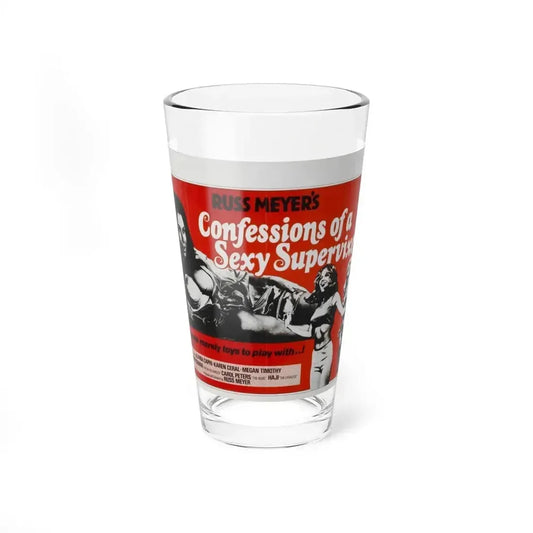 CONFESSIONS OF A SEXY SUPERVIXEN 1967 Movie Poster - Pint Glass 16oz 16oz - Go Mug Yourself