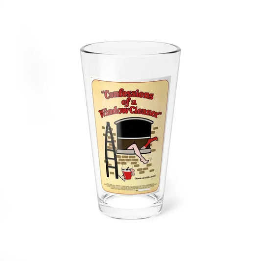 CONFESSIONS OF A WINDOW CLEANER 1974 Movie Poster - Pint Glass 16oz 16oz - Go Mug Yourself