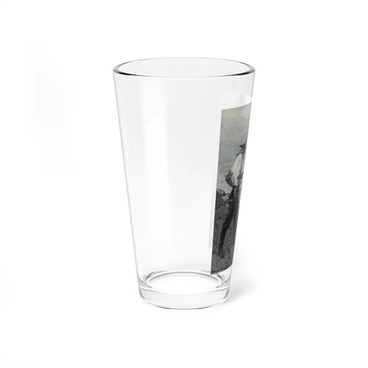 Confrontation Between Two Prospectors, circa 1910 - Pint Glass 16oz-Go Mug Yourself