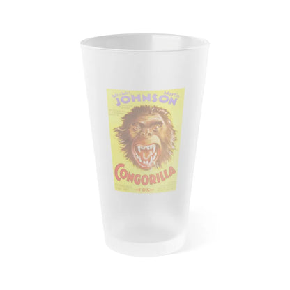 CONGORILLA 1932 Movie Poster - Frosted Pint Glass 16oz-16oz-Frosted-Go Mug Yourself