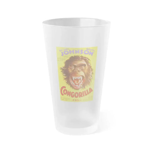 CONGORILLA 1932 Movie Poster - Frosted Pint Glass 16oz 16oz Frosted - Go Mug Yourself