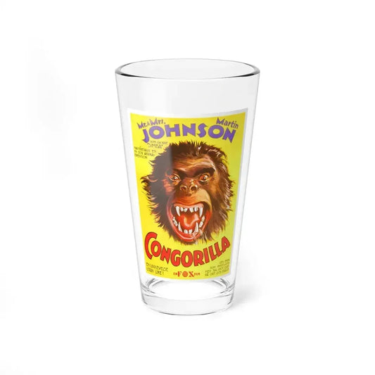 CONGORILLA 1932 Movie Poster - Pint Glass 16oz 16oz - Go Mug Yourself