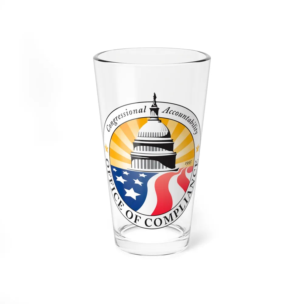 Congress Office of Compliance - Pint Glass 16oz-16oz-Go Mug Yourself