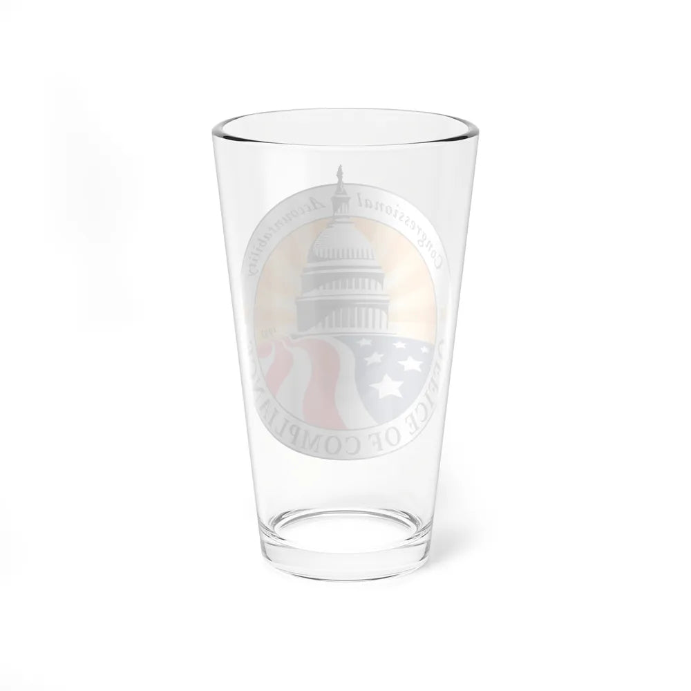 Congress Office of Compliance - Pint Glass 16oz-Go Mug Yourself