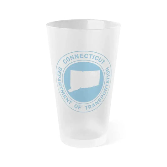 Connecticut Department of Transportation - Frosted Pint Glass 16oz 16oz Frosted - Go Mug Yourself
