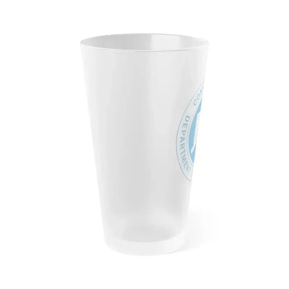 Connecticut Department of Transportation - Frosted Pint Glass 16oz - Go Mug Yourself