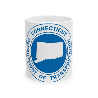 Connecticut Department of Transportation - White Coffee Mug-11oz-Go Mug Yourself