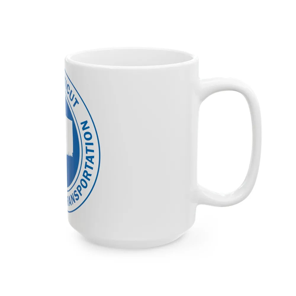 Connecticut Department of Transportation - White Coffee Mug-Go Mug Yourself