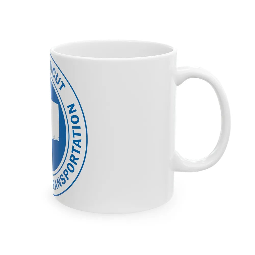 Connecticut Department of Transportation - White Coffee Mug-Go Mug Yourself