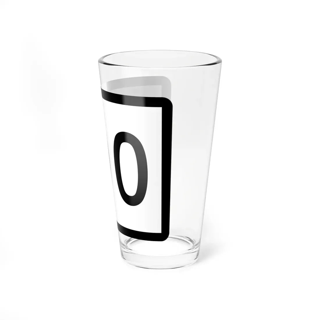 Connecticut Highway 100 wide (Connecticut) (Road Sign) Pint Glass 16oz - Go Mug Yourself