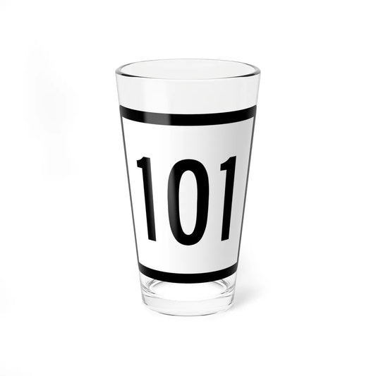 Connecticut Highway 101 (Connecticut) (Road Sign) Pint Glass 16oz 16oz - Go Mug Yourself
