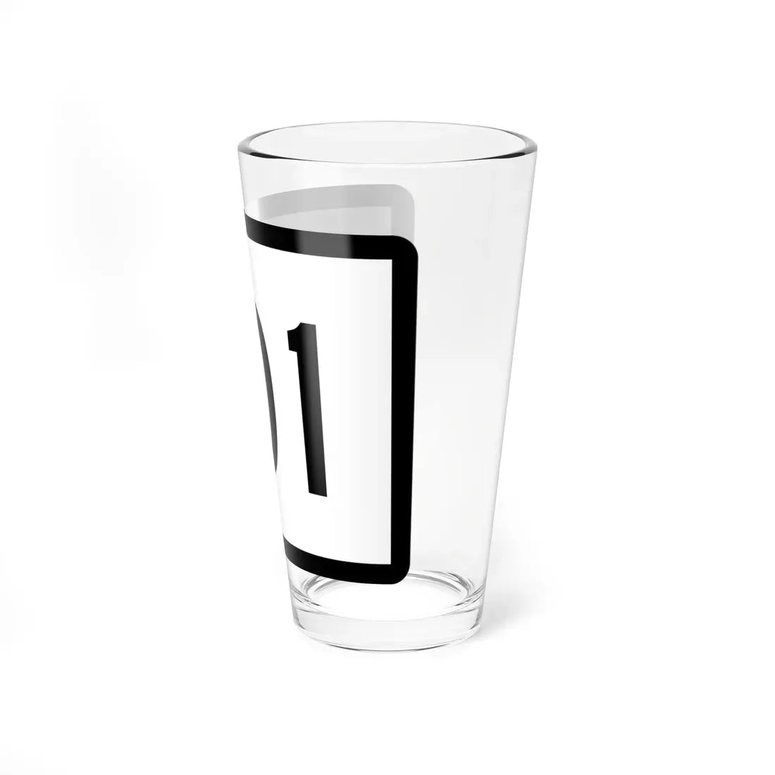 Connecticut Highway 101 wide (Connecticut) (Road Sign) Pint Glass 16oz - Go Mug Yourself