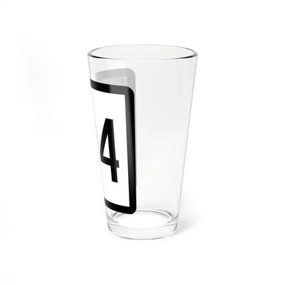 Connecticut Highway 104 (Connecticut) (Road Sign) Pint Glass 16oz - Go Mug Yourself