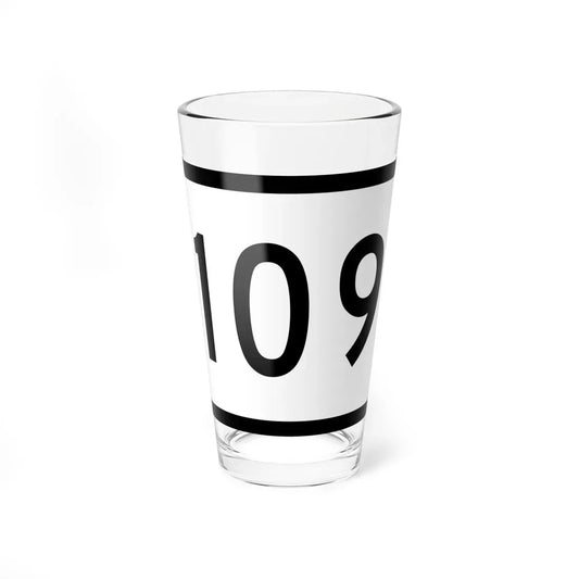 Connecticut Highway 109 wide (Connecticut) (Road Sign) Pint Glass 16oz 16oz - Go Mug Yourself