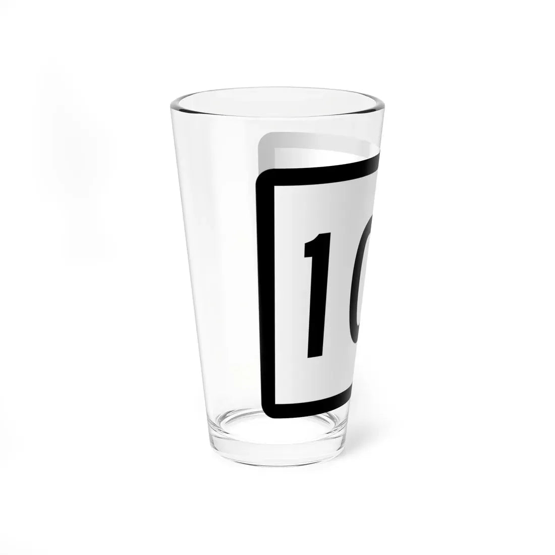 Connecticut Highway 109 wide (Connecticut) (Road Sign) Pint Glass 16oz - Go Mug Yourself