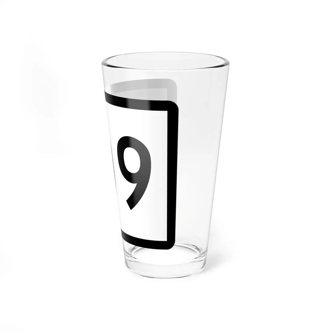 Connecticut Highway 109 wide (Connecticut) (Road Sign) Pint Glass 16oz - Go Mug Yourself