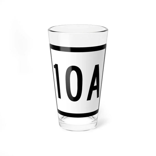 Connecticut Highway 10A (Connecticut) (Road Sign) Pint Glass 16oz 16oz - Go Mug Yourself