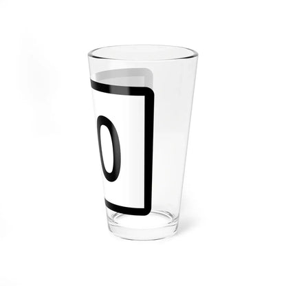 Connecticut Highway 110 wide (Connecticut) (Road Sign) Pint Glass 16oz - Go Mug Yourself