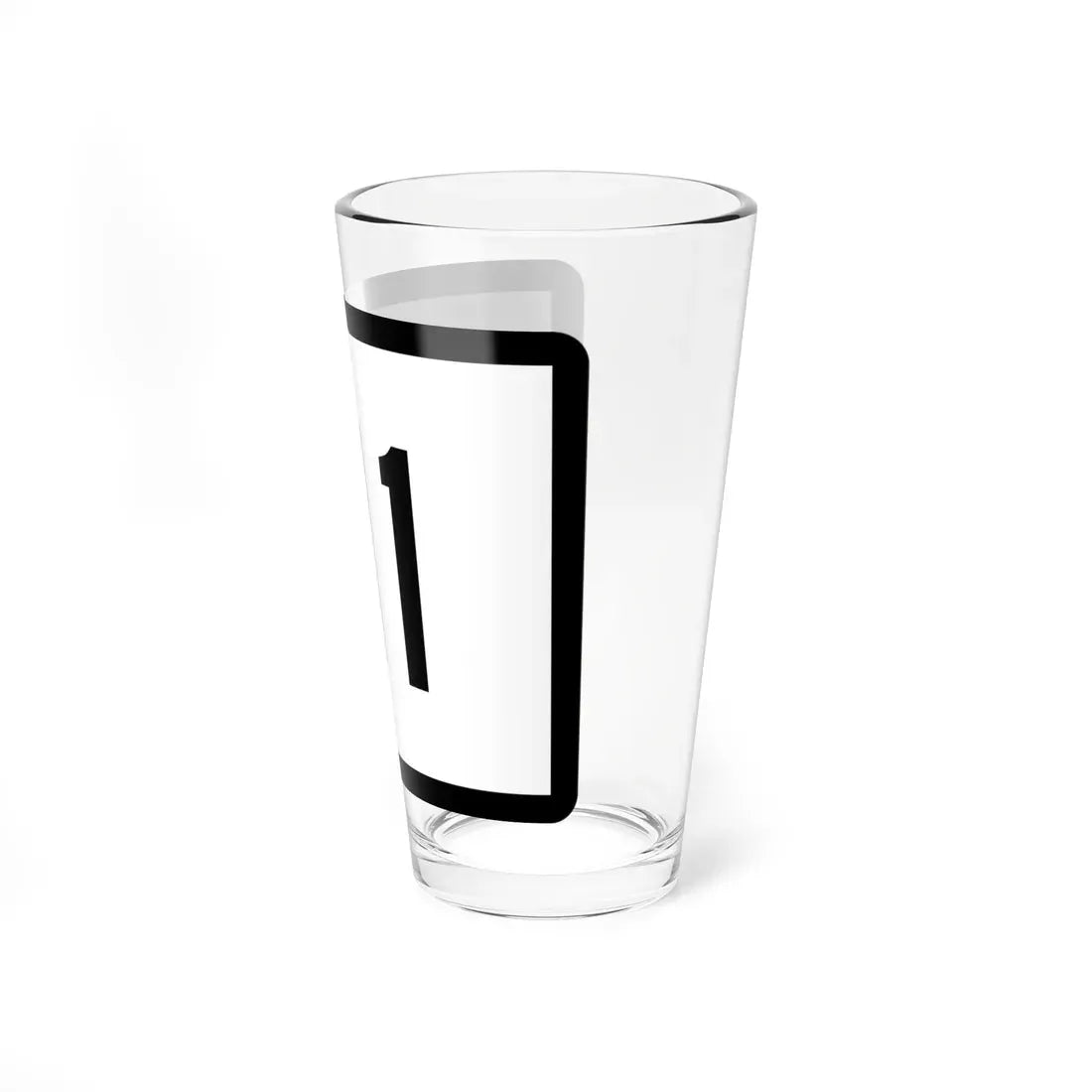 Connecticut Highway 111 wide (Connecticut) (Road Sign) Pint Glass 16oz - Go Mug Yourself