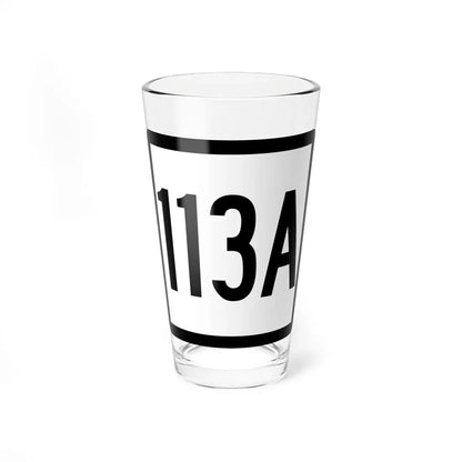 Connecticut Highway 113A (Connecticut) (Road Sign) Pint Glass 16oz 16oz - Go Mug Yourself