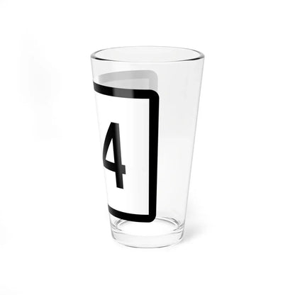 Connecticut Highway 114 wide (Connecticut) (Road Sign) Pint Glass 16oz - Go Mug Yourself