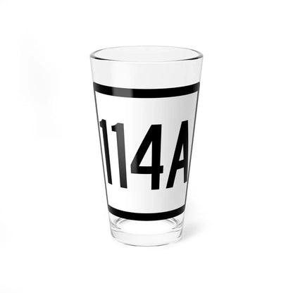 Connecticut Highway 114A (Connecticut) (Road Sign) Pint Glass 16oz 16oz - Go Mug Yourself