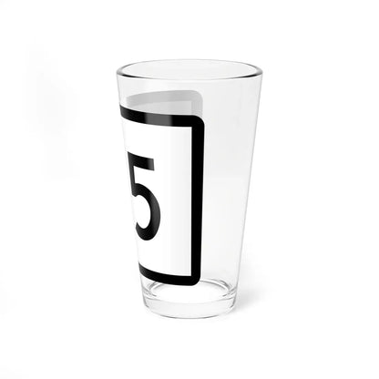 Connecticut Highway 115 wide (Connecticut) (Road Sign) Pint Glass 16oz - Go Mug Yourself
