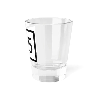 Connecticut Highway 125 wide (Connecticut) (Road Sign) Shot Glass 1.5oz - Go Mug Yourself