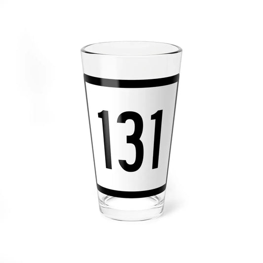 Connecticut Highway 131 (Connecticut) (Road Sign) Pint Glass 16oz 16oz - Go Mug Yourself